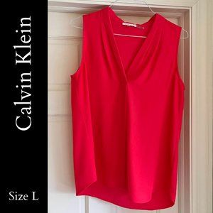 **EUC** Sleeveless Blouse, stunning Coral color